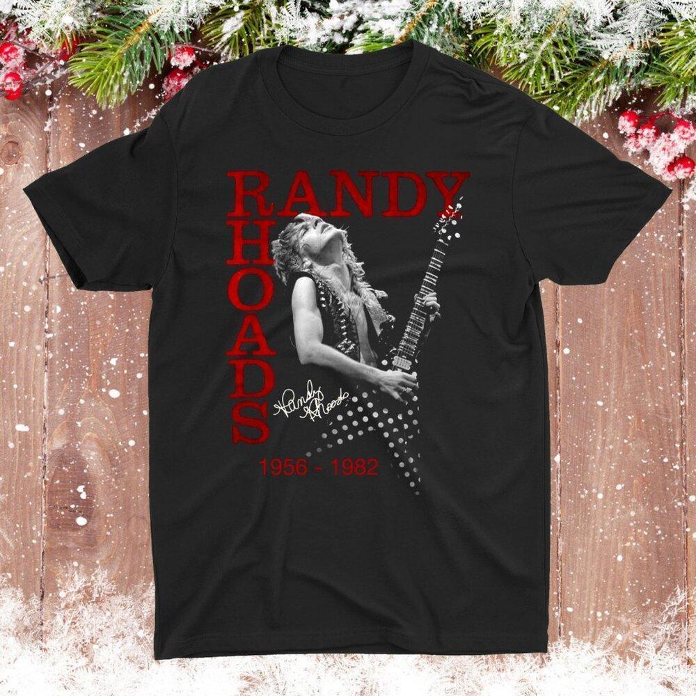 Randy Rhoads Guitar Tribute T-Shirt Rock Music Fan Gift Graphic Tee